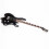 Flame Electric Guitar HSH Pickup Shaped W/ Strap Picks Shake Cable Black 9