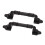 2PCS Door Handle Heavy Duty Smooth Surface Black 2