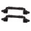 2PCS Door Handle Heavy Duty Smooth Surface Black 10