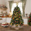 3ft 150 Branches W/ Top Stars & 8 Mode Battery Switch Christmas Tree 1