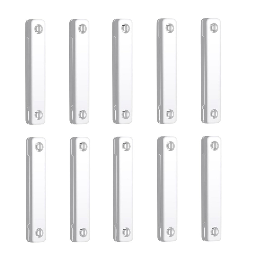 Magnetic Fly Screen Loop Clips, 10 Self-Adhesive White Window Fixing Clips For Mosquito Nets And Curtain Mesh 6038364944207