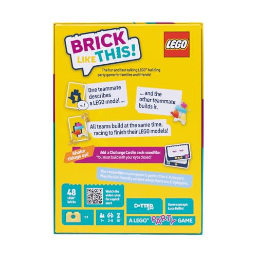 Asmodee Brick Like This The Official LEGO Party Game - A fast fun bu 1