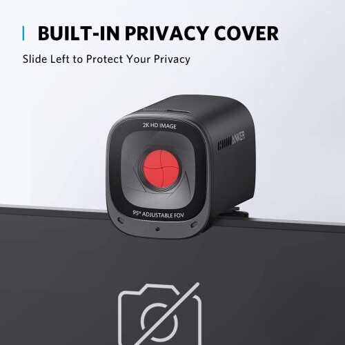 Anker Anker PowerConf C200 2K Webcam for PC, Computer Camera with AI-Noise C 2