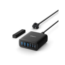 Anker USB C Charger, 6 Port Charging Station with 112W Power, for iPho