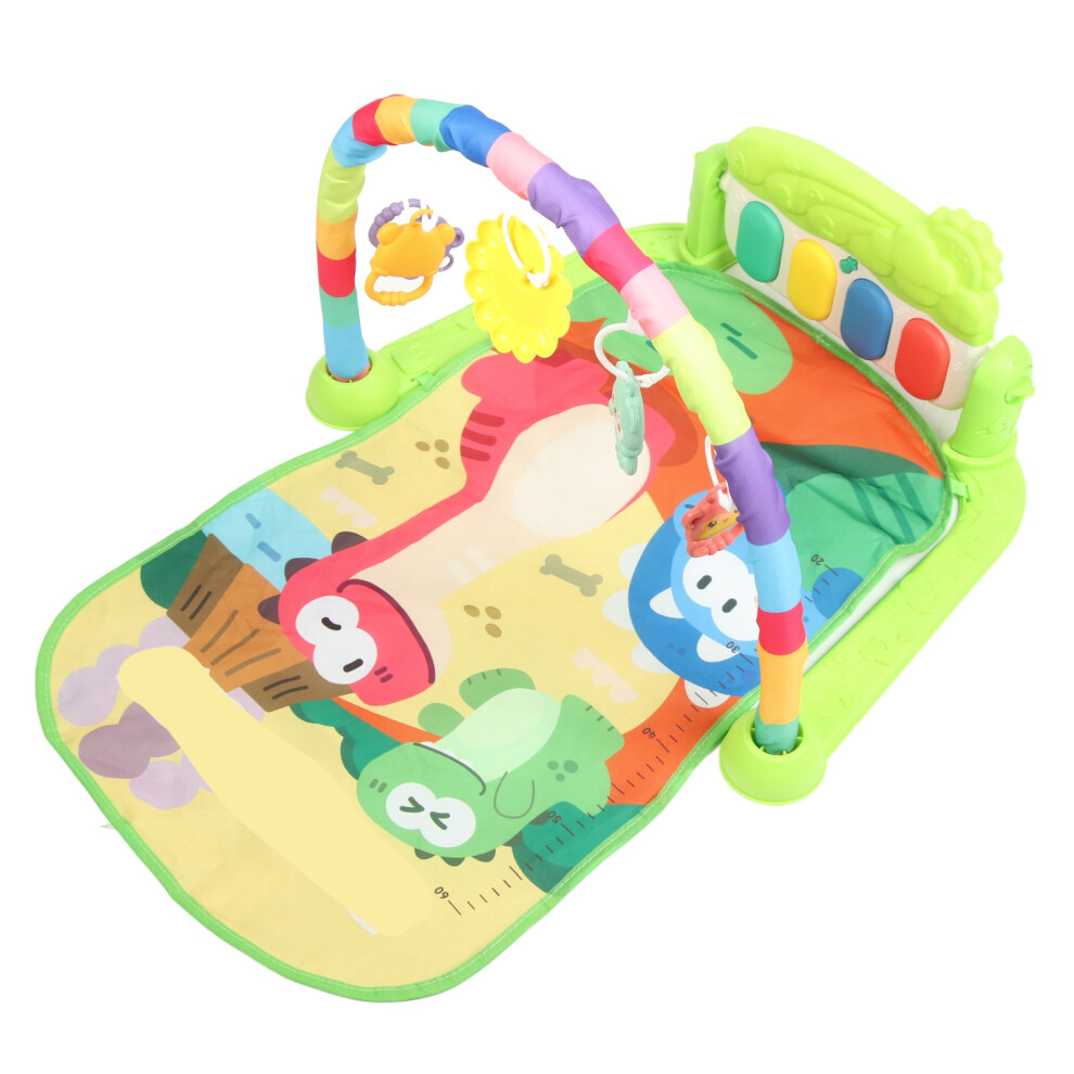 Baby Gym Play Mat Infants Toddlers Dinosaur Green