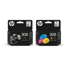 HP 308 Black & Colour Original Ink Cartridges
