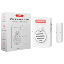 Refrigerator Alarm | Adjustable Voice Notifications for Open Door Warning - Reminder for Business, School, Shop, Garage, Basement