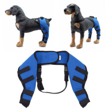 Hundegelenkbandage für Sprunggelenksverletzungen/Verstauchungen, Operationsnachbehandlung, Arthritis HJ27 Blau S