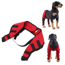 Hunde-Beinschienen – HJ26 Rot, Hinterbein-Wickel, Unterstützung bei Verletzungen & Arthritis