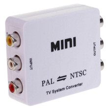 PAL/NTSC/SECAM to PAL/NTSC Bi-directional TV System Switcher Converter Adapter