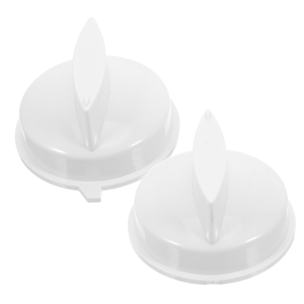 D-Shaped Microwave Control Knobs 2-Pack Durable Universal Timer Replacement Compatible with Various Microwave Models