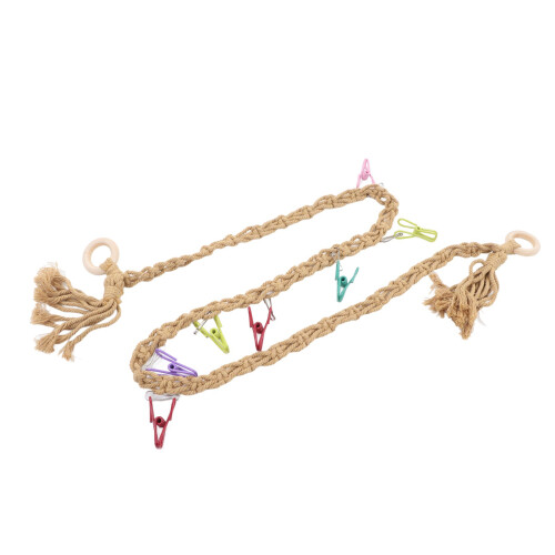 Hanging Stuffed Animal Storage Chain Space Saving 2