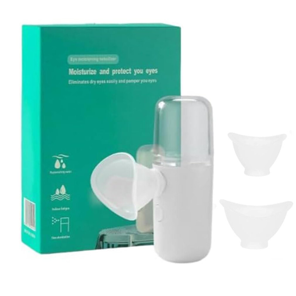 Nano Eye Mist Sprayer Portable Moisturizer Steamer for Dry Eyes and Face, Nano Humidifier Eye and Face Mister