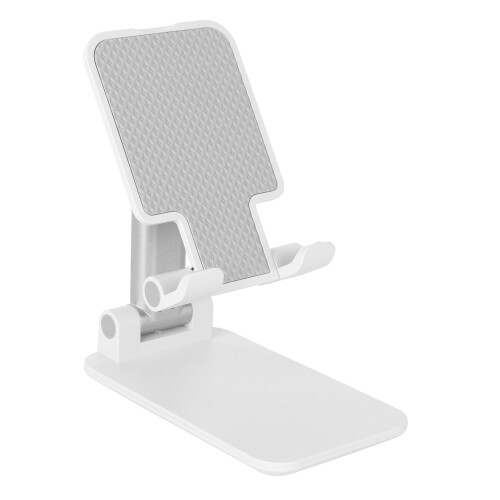 Supporto bianco pieghevole retrattile per telefono & tablet 1