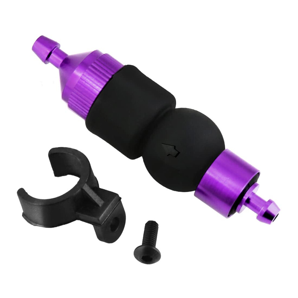 Fuel Filter Nitro Engine Parts Replacement For 1/8 1/10 Rc Model Car Compatible With Fuel Tank Purple 6947110810584