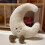 Moon Shaped Pillow Cute Decorative Soft Stuffed 11