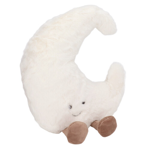 Moon Shaped Pillow Cute Decorative Soft Stuffed 2