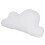 Cloud Throw Pillow Cute White 15in Long Short 7