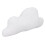 Cloud Throw Pillow Cute White 15in Long Short 9