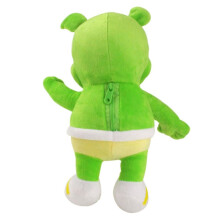 29CM Grüner Plüschbär Spielzeug mit blauen Augen & Sound, weich & süß