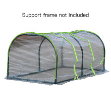 Plant Greenhouse PVC Metal Frame 1.2x0.6x0.5m Mini