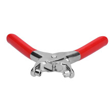100 Stück Nietmuttern inklusive: 15 cm roter Ösenheber mit Chrom-Finish