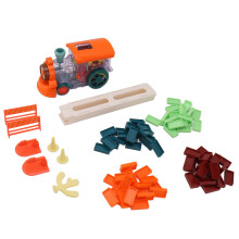 Electric Train Toy Colorful Blocks Improve