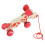 Push Pull Toy Puppy Walk Along Pull Wooden Hound 9