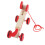 Push Pull Toy Puppy Walk Along Pull Wooden Hound 10