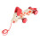 Push Pull Toy Puppy Walk Along Pull Wooden Hound 5
