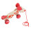 Push Pull Toy Puppy Walk Along Pull Wooden Hound 4