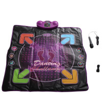 Eletronic Dance Pad with Microphone 4 Game Modes