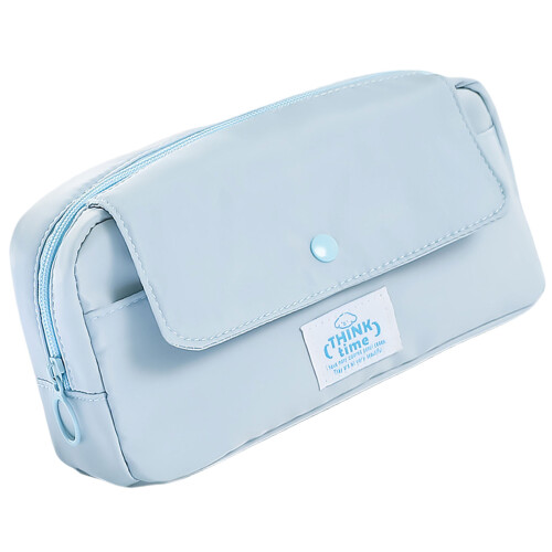 Multipurpose Pencil Pouches Sturdy Fabric with Elegant-Blue
