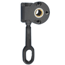 Aluminum Manual Crank Gear Drives Sun Protect Gearboxes-Black