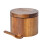 Convenient Wood Salt Cellar Spices Box Moisture-1 layer 1 grid 1