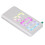 White Digital Alarm Clock with LED Mirror Screen 9