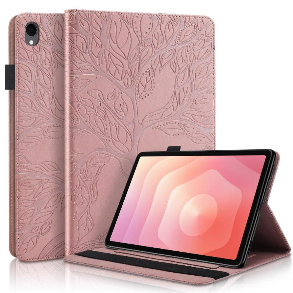 Photos - Other for Computer Tablet Case for Samsung Galaxy Tab S11 Tpu Protection Stylus Holder Hands-free Stand Shock Absorbent(Rose Gold)