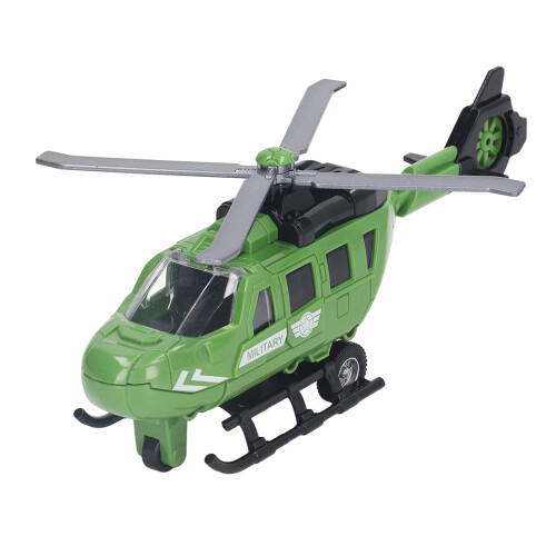 Diecast Helicopter Model Simulated Diecast Alloy