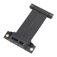 PCIE 4.0 X1 Extension Cable Dual 90 Degree Right