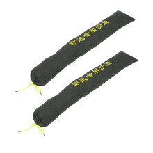2-piece Set Sandbags Flood Barrier Reusable Made of Robust Canvas Material for Flood Protection Outdoors