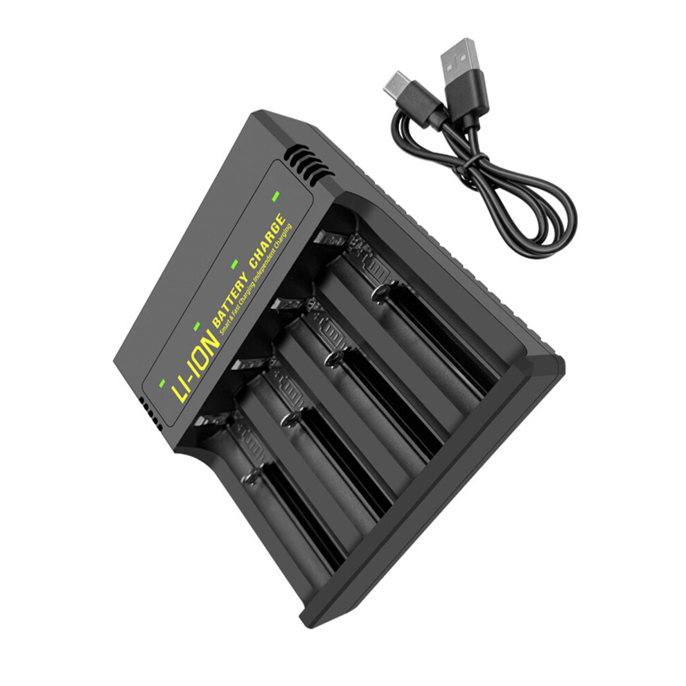 4Bay 18650 Charger For 3.7V 18650/26650 21700/16340 14500/18500 7709000000944