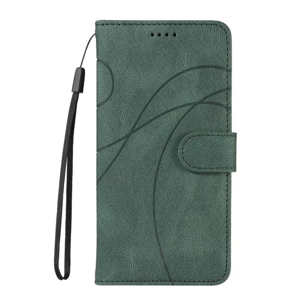Case For Realme C15 C12 C25 Flip Leather Wallet Cover With Magnetic Card Holder In Premium Protection For Smartphones Green 6947110811406