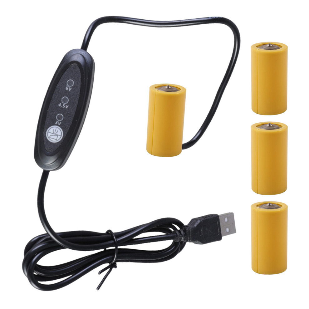 Lr14 C Battery Eliminators Usb Power Supply Cable Replace 2-4Pcs 7709000001385