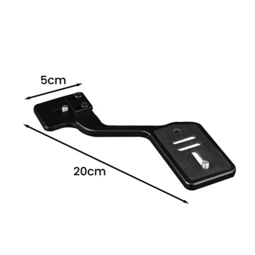 Aluminum Vertical Flash Bracket Ensures Steady Lighting For 2