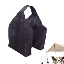 Canopy Leg Sandbags Tent Weights - Fillable Nylon Triangle Design with Zipper Opening for Beach Camping and Backyard Use