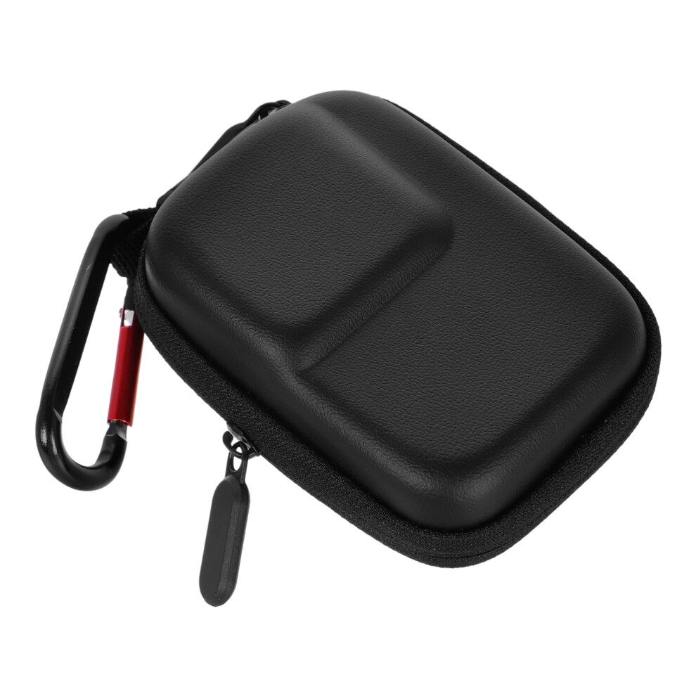 Compact Action Camera Carrying Case With Durable Protection, Carabiner Clip, And Versatile Storage Compartments For Accessories 6038364946331