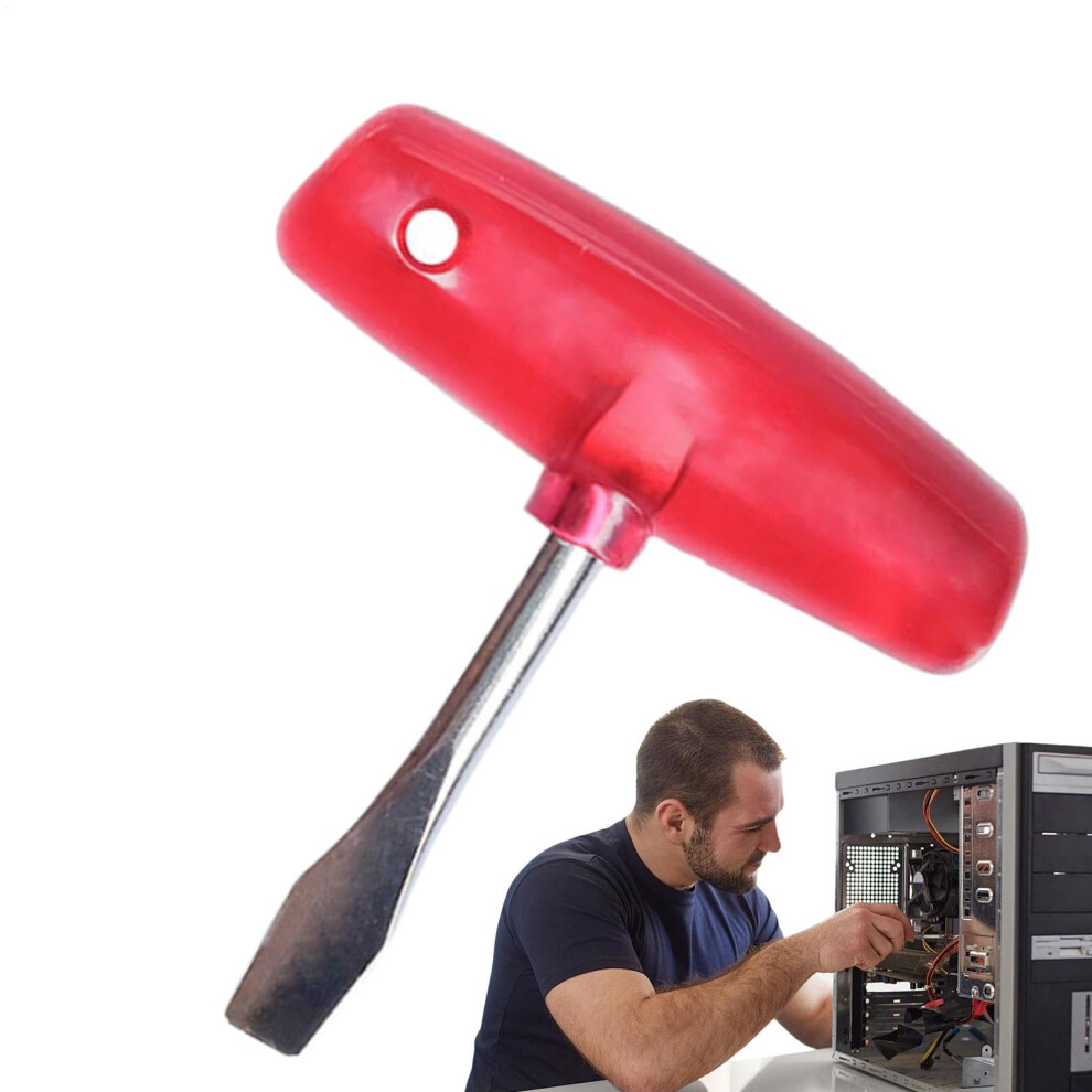 Flat Screwdriver, Ergonomic T-Handle, Precision Tool For Camera Tripod Monopod Assembly, 3.78-4.49 Inch Quick Release Plate 6038364946850