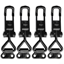 Robust Adjustable Toggle Clamp for Locking Applications, 100 kg Holding Force, Heavy-Duty Steel Construction