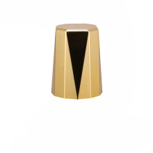 Golden Dice Cup - Plastic Gold Hexahedron Dice Cup for Liar's Dice and Diamond Bar Games for Adults