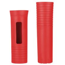 Shock Absorbing Microphones Handle Wrap for Wireless Mics-Red